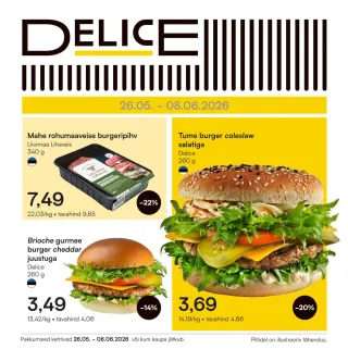 Delice kliendileht ja sooduspakkumised - Delice • kliendileht