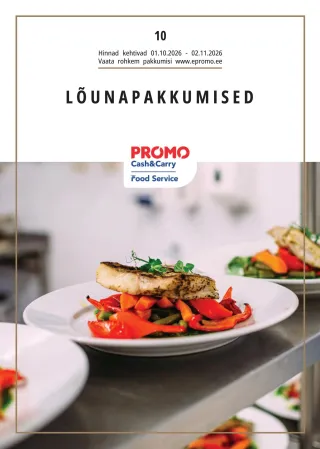 PROMO Cash&Carry Food Service kliendileht - PROMO Cash&Carry • Food Service kliendileht