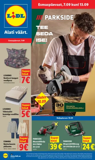 Lidl • tööstuskaupade kliendileht