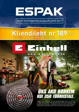 Espak • Kliendileht